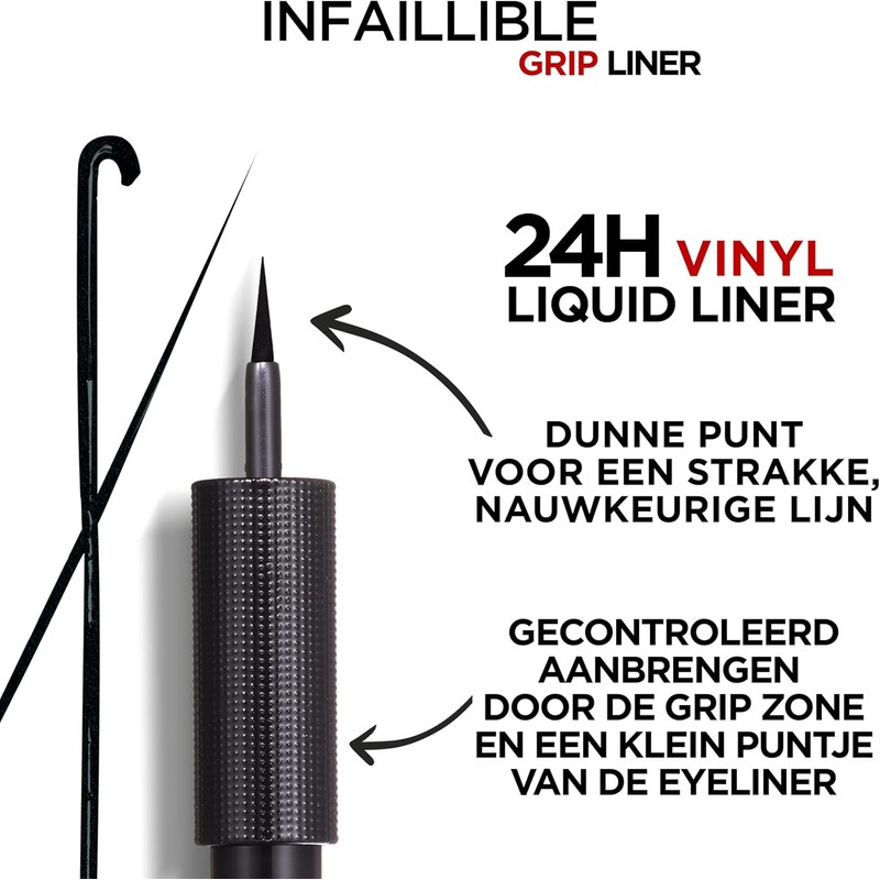 LINER LIQ INF GRIP NU VINYL BLACK