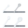 Dosierlöffel | Milligramm-Messlöffel 4er Set | genaue Dosierung | mg-Messlöffel