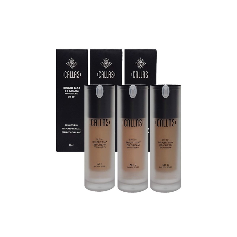 Callas Bright Max BB Cream Professional SPF50+ (CBB03R Golden Beige)
