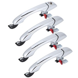 Tbest Door Handle, Chrysler Handle, Chrysler, Chrysler Grand Voyager Door Handle 4 Piece Car Exterior Door Handle Set 4589009Ah 5065801A For Chrysler