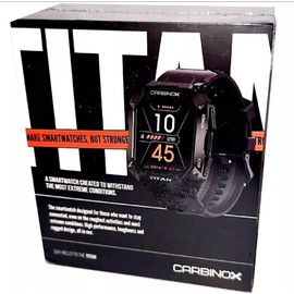 Titan CARBINOX Titan Smartwatch IP69K Heart Rate, Oxygen, Blood Pressure Tracker