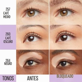 Maybelline Nuevo Gel de Cejas de Larga Duraci?n, Efecto Laminado, Superlock, Negro, 7 G, Gel para Cabello