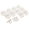 Dreambaby Plastic Baby Safety Outlet Plug Covers - 12 Pack