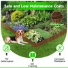 Corrugated Garden Edging, 10"×10Ft Pre-Rusted Landscape Edging & Lawn Edging