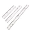 ZBYMOTW Ruler 15cm Plastic Transparent Ruler Scale Studying Measuring Tool