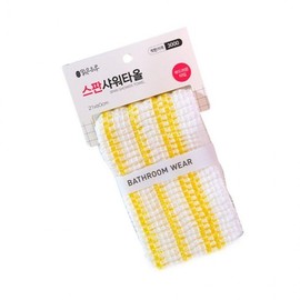 Bath (set) 10 clear day spandex shower towels (soft type) bubble