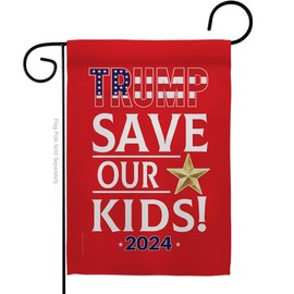 Trump Flag Red Trump Save Kids Flag Wall Home Room Tapestry MAGA Garden Poster Rally Shooting 2024 Patio Banner Yard Sign Outdoor House Patriotic Decorations, Republican Gifts Made in USA