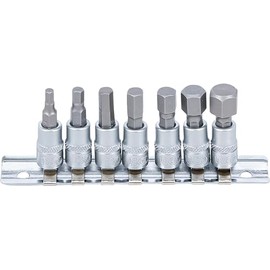 BGS 2161 | Bit Socket Set | 6.3 mm (1/4") Drive | internal Hexagon 4 - 12 mm | 7 pcs.
