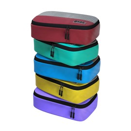 Small Packing Cubes for Suitcases - 5 Pcs Set - Travel Organizer Bags for Carry-On Luggage