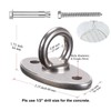 Ceiling Hook Heavy Duty M8 Eye Plate Swing Hook Up