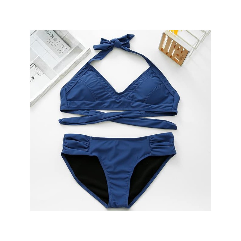Conjunto de bikini para mujer, traje de baño de dos