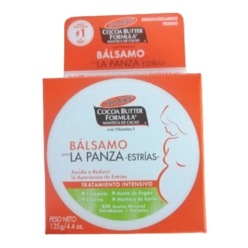 Kit Balsamo Para Panza Estrias Y Crema Para Busto Palmers