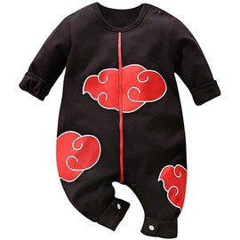 Sxkayxr Newborn Baby Boys Girls Goku Inspired Toddler Outfit Jumpsuit, black 1