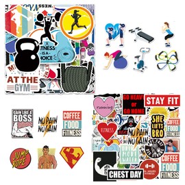 UDNFHL 150 Fitness Stickers, Waterproof Stickers, Creative Stickers, Can Decorate Computers, Suitcases and Scrapbooks