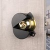 Posnaland Door Knob Lockout Device,Doorknobs Locking Cover with Padlock, Door