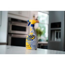 Zep Plus Stainless Steel Cleaner - 32 Fl OZ - R53512-2-in-1 benefits clean while preventing future fingerprints and smudges.