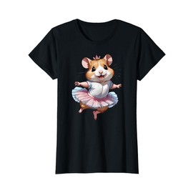 Cute Unique & Modern Hamster Ballet & Ballerina T-Shirt