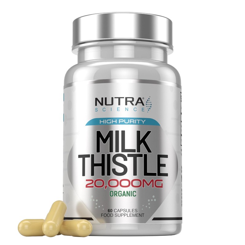 Organic Milk Thistle Supplement (80% Silymarin) 20,000mg – Milk Thistle