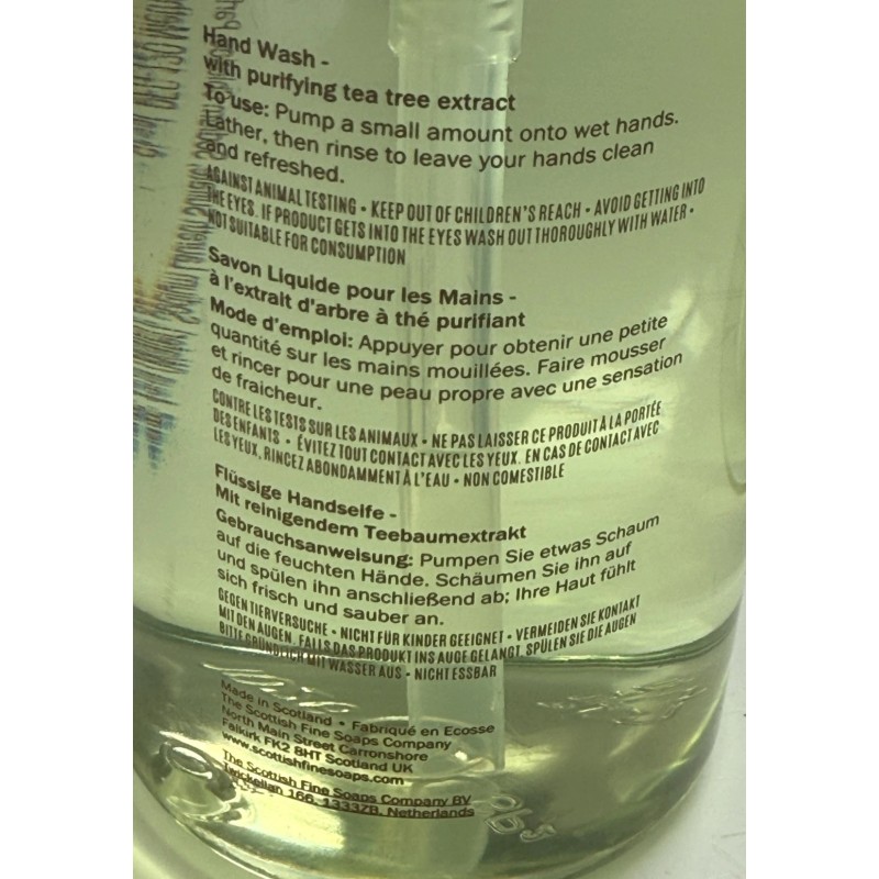 The Scottish Fine Soaps Co GARDENERS Hand Therapy HAND WASH