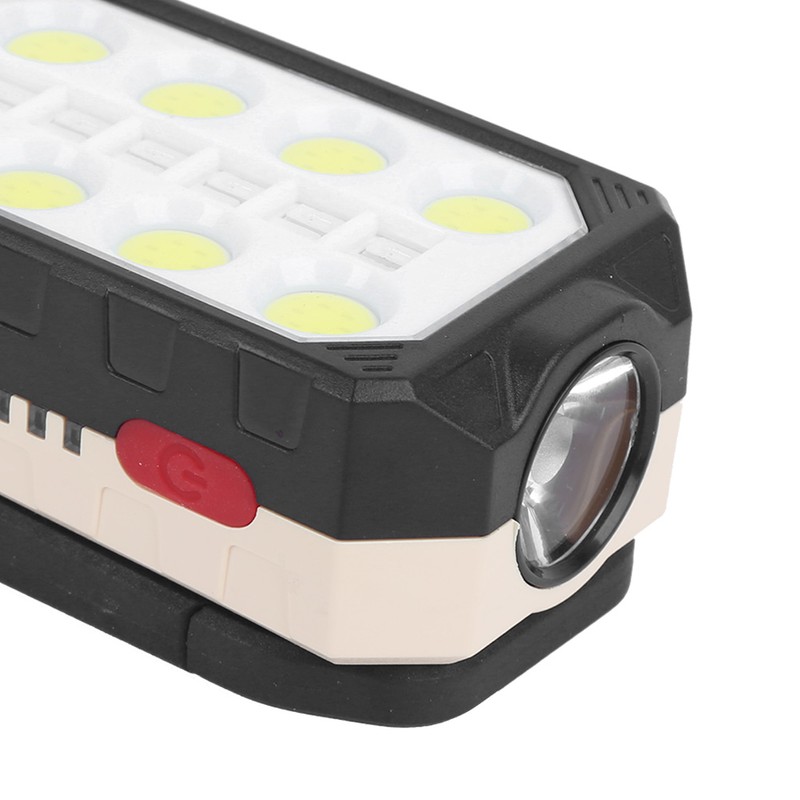Portable COB Work Light USB Rechargeable Folding Working Lamp with