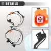 A ABSOPRO ABS Sensor Front Left Right for Honda Accord