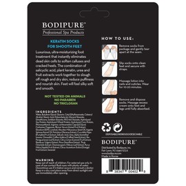 1 Pack Keratin Socks Premium Foot Mask by Bodipure