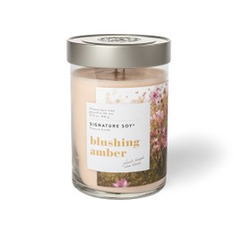 Signature Soy Lidded Blushing Amber Scented Candle