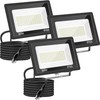 Gopretty 80W LED Floodlights 3 Pack, Super Bright Security Lights,