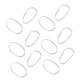 minkissy 5000pcs Clear Rubber Bands: Elastic Hair Ties - Strong And Flexible Elastics For Quick Hairstyling - Lightweight Rubber Bands