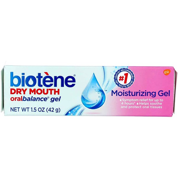Biotene Oralbalance Dry Mouth Moisturizer Gel 1.50 oz (Pack of 5)