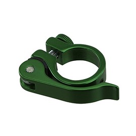 Fenix Cycles Alloy Seat Post Clamp Outer Diameter 28.6mm Quick Release, Green