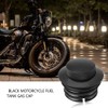 KIMISS Fuel Cap Black for Dyna Touring Softail
