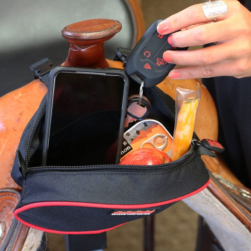 TrailMax Original Pommel Pocket Saddlebag for Western & Endurance Saddles;
