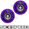 SICKSPEED 2PC PURPLE SUPER LOUD COMPACT ELECTRIC BLAST TONE HORN
