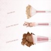 Highlight & Contour Luvia Brush Set, 3 Cosmetic Brushes in