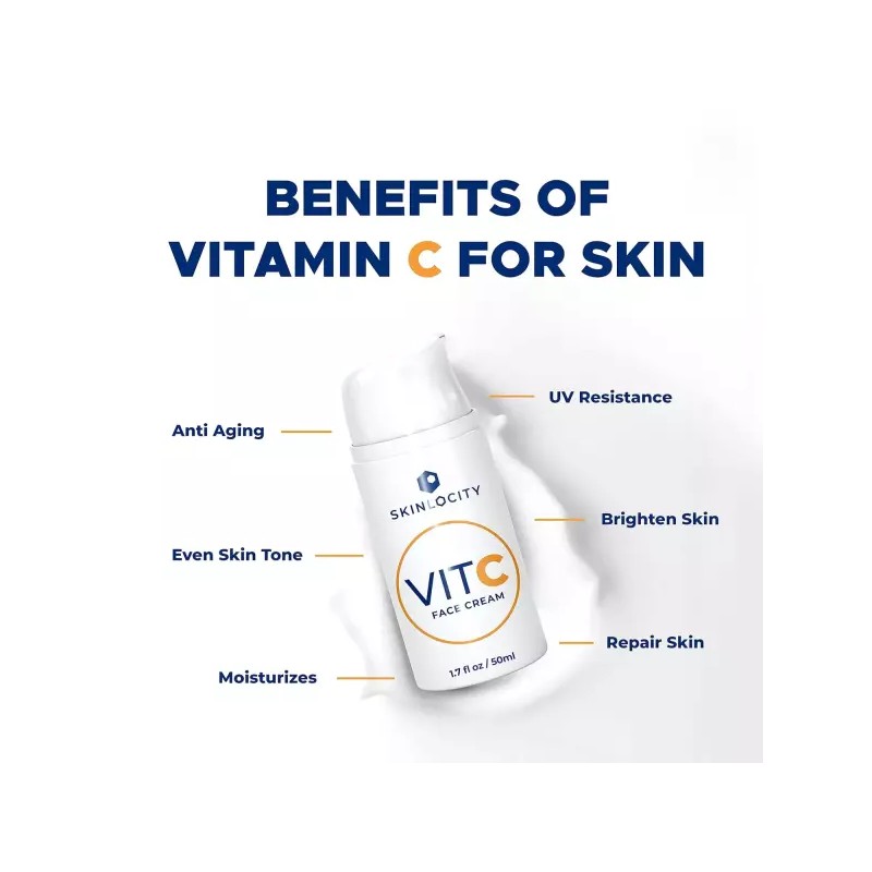 Sangpum Sangse Seolmyeong Chamjo 스킨로시티 VIT C 페이스 크림 -