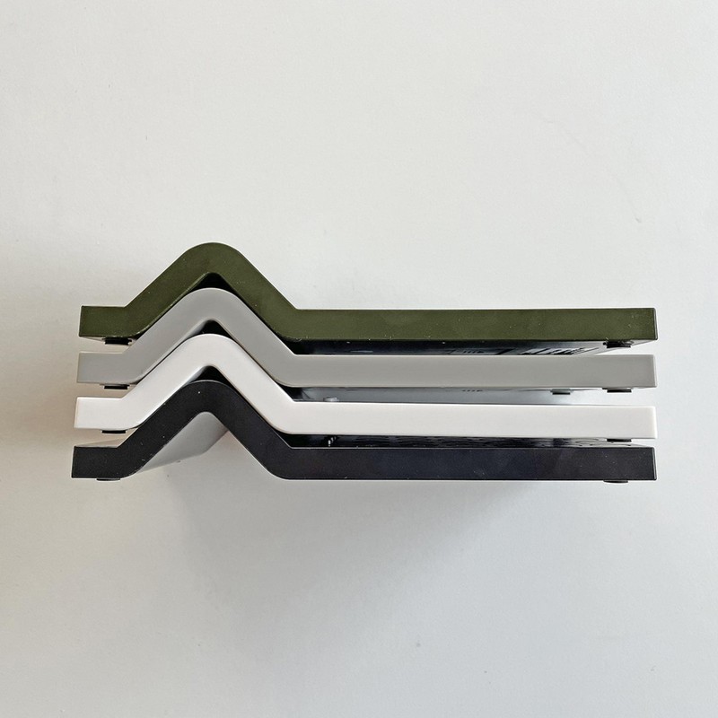 Seiwa Material LOOPER LPC-WH Calculator, Stylish Design & Convenient, Double-Sided