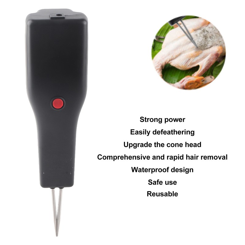 Electric Poultry Feather Plucker Handheld Portable Automatic Poultry Short Hair