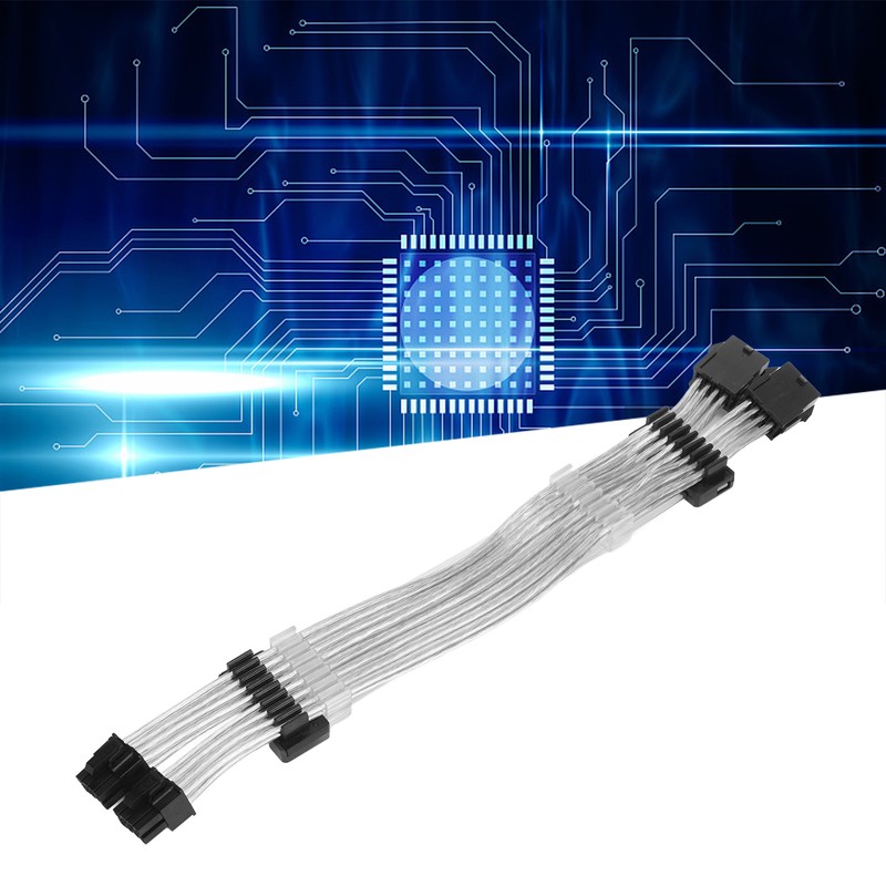 ARGB Extension Sleeved Cable 24PIN 5V 18AWG Wire Core Plug