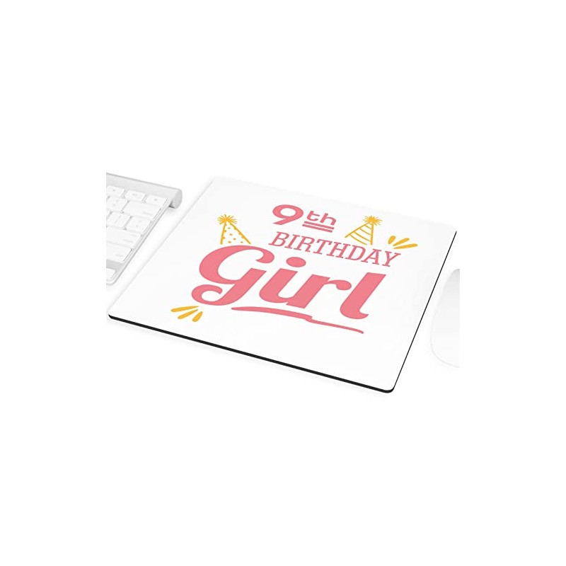 Fabulous Mausunterlage 9th Birthday Girl Celebration Kids Party Gift