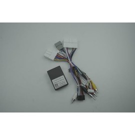 16pin Car Stereo Radio Power Wiring Harness Canbus Box Fit for Nissan X-Trail Teana Navara Qashqai Sentra Support Factory Bose Amplifier OEM Backup Camera