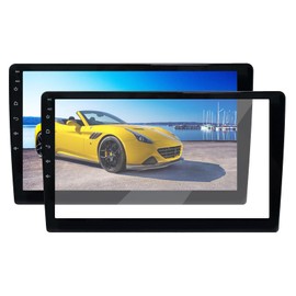 Anti Glare Matte Car Screen Protector Radio Screen Protector Android Head Unit Screen Protector Anti-Fingerprint Carplay Tempered Glass for 10.1 Inch GPS Navigation Car Stereo (Not HD) (10.1 Inch)