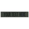 Custom Uniform Name Tape. Olive Drab Fabric, 4 Inch Hook