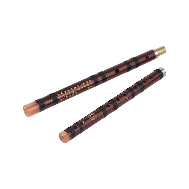 D Key Chinese Traditional Instrument Dizi Bitter Bamboo Flute with