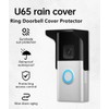 Doorbell Rain Cover, Ring Doorbell Anti-Glare Cover, Metals Doorbell Weather-Blocking