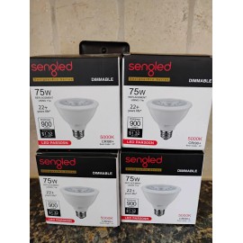 Sengled LOT OF 4 Sengled DesignerPro Series Dimmable 75W LED PAR30SN
