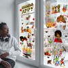 Dorgua 9 Sheets Kwanzaa Window Clings, Kwanzaa Window Stickers, Kwanzaa