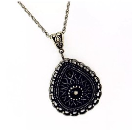 JKCE Designs Antique Bronze Mustard Seed Necklace, Matthew 17 20, Mustard Seed Jewelry