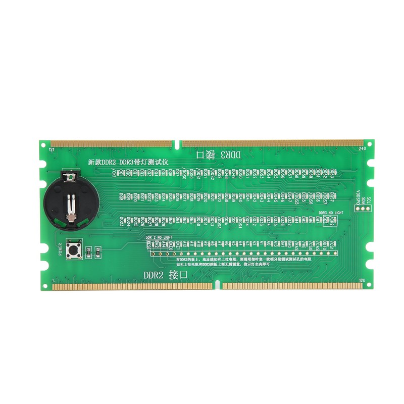 Computer Memory Tester DDR2 DDR3 2 in 1 PCB Material