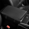 Center Console Cover, Leather Embossing Arm Rest Cover for Car,